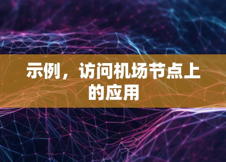 示例，访问机场节点上的应用