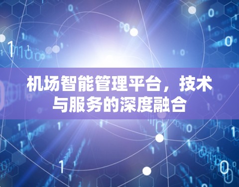 机场智能管理平台，技术与服务的深度融合