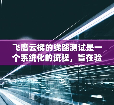 飞鹰云梯的线路测试是一个系统化的流程，旨在验证设备是否正常运作，并确保测试结果的准确性。以下是测试的主要步骤，以及可能需要遵循的原则