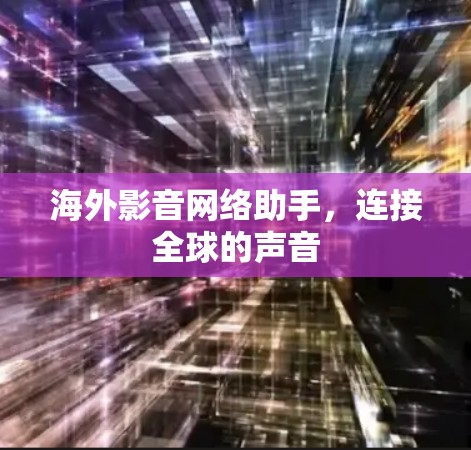 海外影音网络助手，连接全球的声音