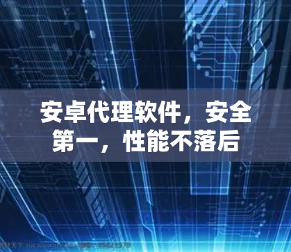 安卓代理软件，安全第一，性能不落后