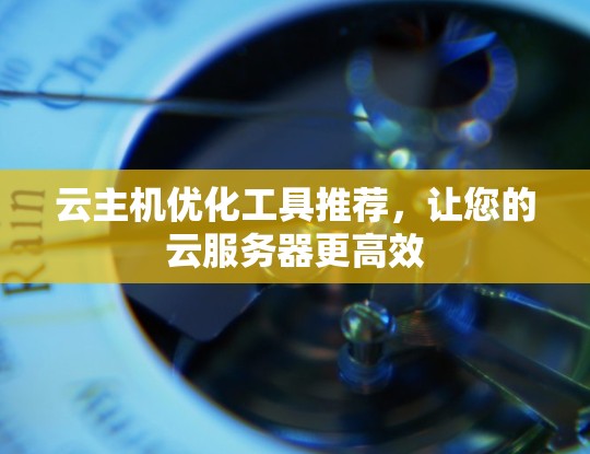云主机优化工具推荐,让您的云服务器更高效 云主机优化工具推荐,让您的云服务器更高效