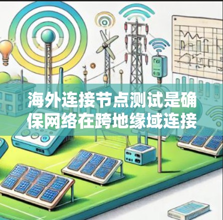 海外连接节点测试是确保网络在跨地缘域连接时的稳定性、可靠性和性能的关键步骤。以下是一个详细的海外连接节点测试流程和答案 海外连接节点测试是确保网络在跨地缘域连接时的稳定性、可靠性和性能的关键步骤。以下是一个详细的海外连接节点测试流程和答案