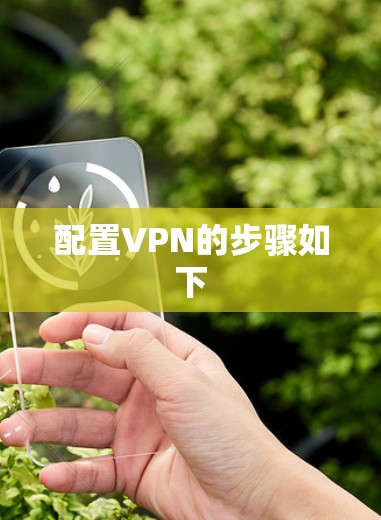 配置VPN的步骤如下 配置VPN的步骤如下