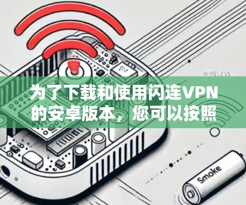 为了下载和使用闪连VPN的安卓版本，您可以按照以下步骤操作