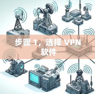 步骤 1，选择 VPN 软件
