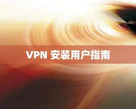 VPN 安装用户指南